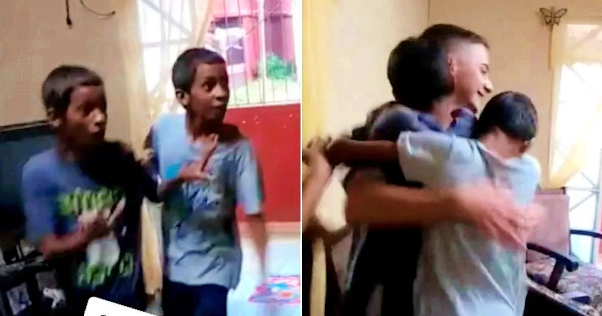 Moving reunion of an emigrant child with his friends in Cuba: "I am dreaming!"
