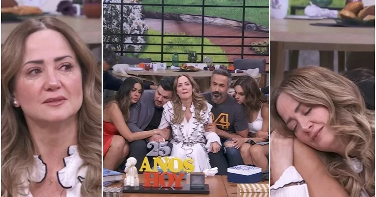  Andrea Legarreta reappears devastated in 'Today';  she breaks down in tears when she remembers her mother live |  VIDEO
