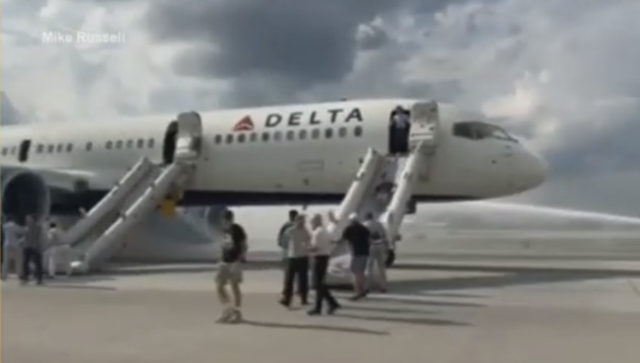 Delta Plane Tire Explodes Upon Landing in Atlanta: Passengers Evacuated
