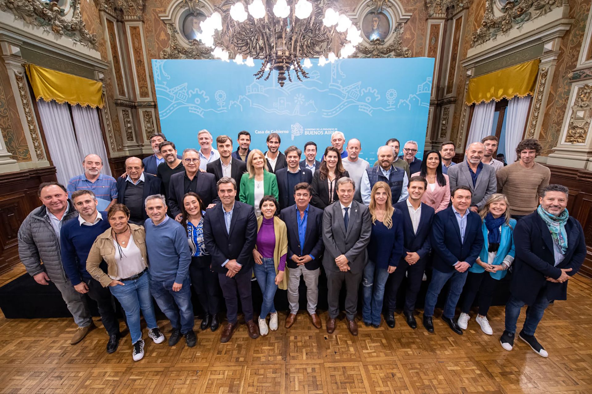 Peronist mayors of the province of Buenos Aires (Photo: PBA Government) 