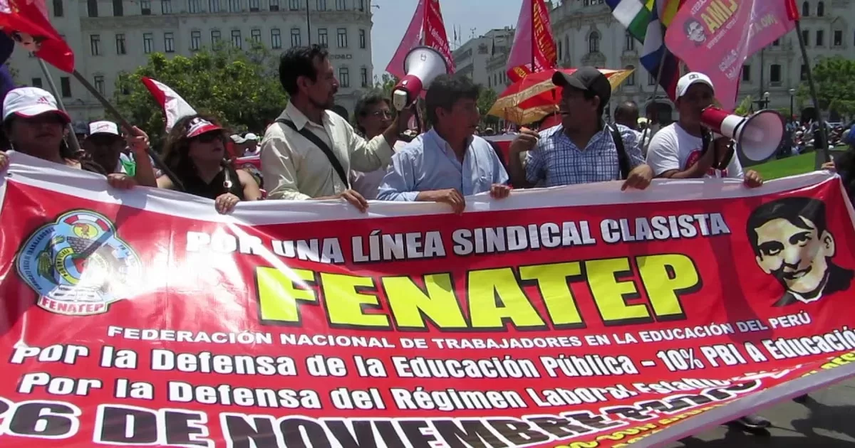 The Ministry of Labor definitively annuls the registration of Fenatep, a union founded by Pedro Castillo
