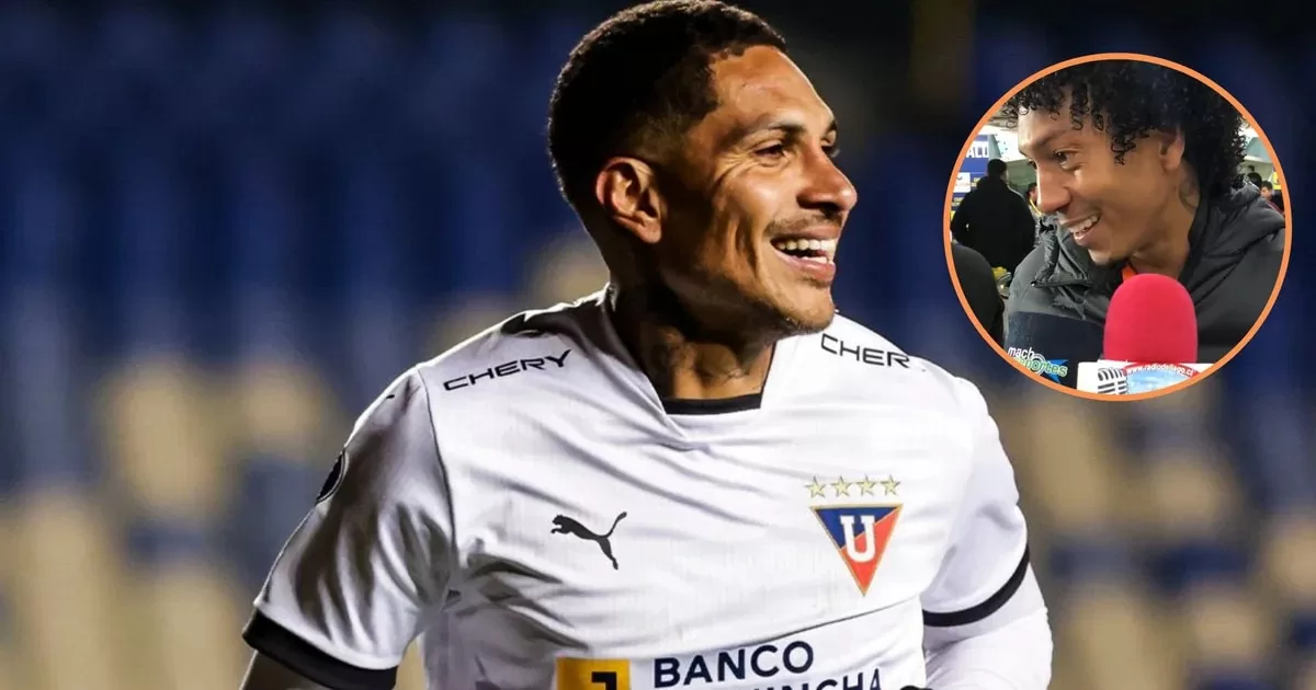 LDU player reacted and confessed how Paolo Guerrero's goal for Copa Sudamericana was
