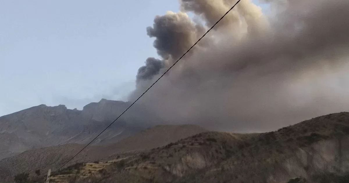 New explosion in Ubinas Volcano: "Here there is no future, there is no hope," lamented a local farmer
