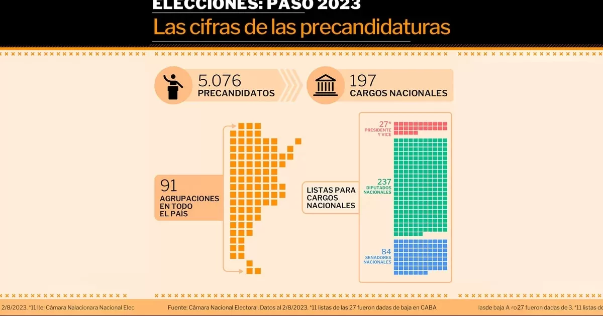 X-ray of the PASO 2023: all the numbers of a key election for the October general elections
