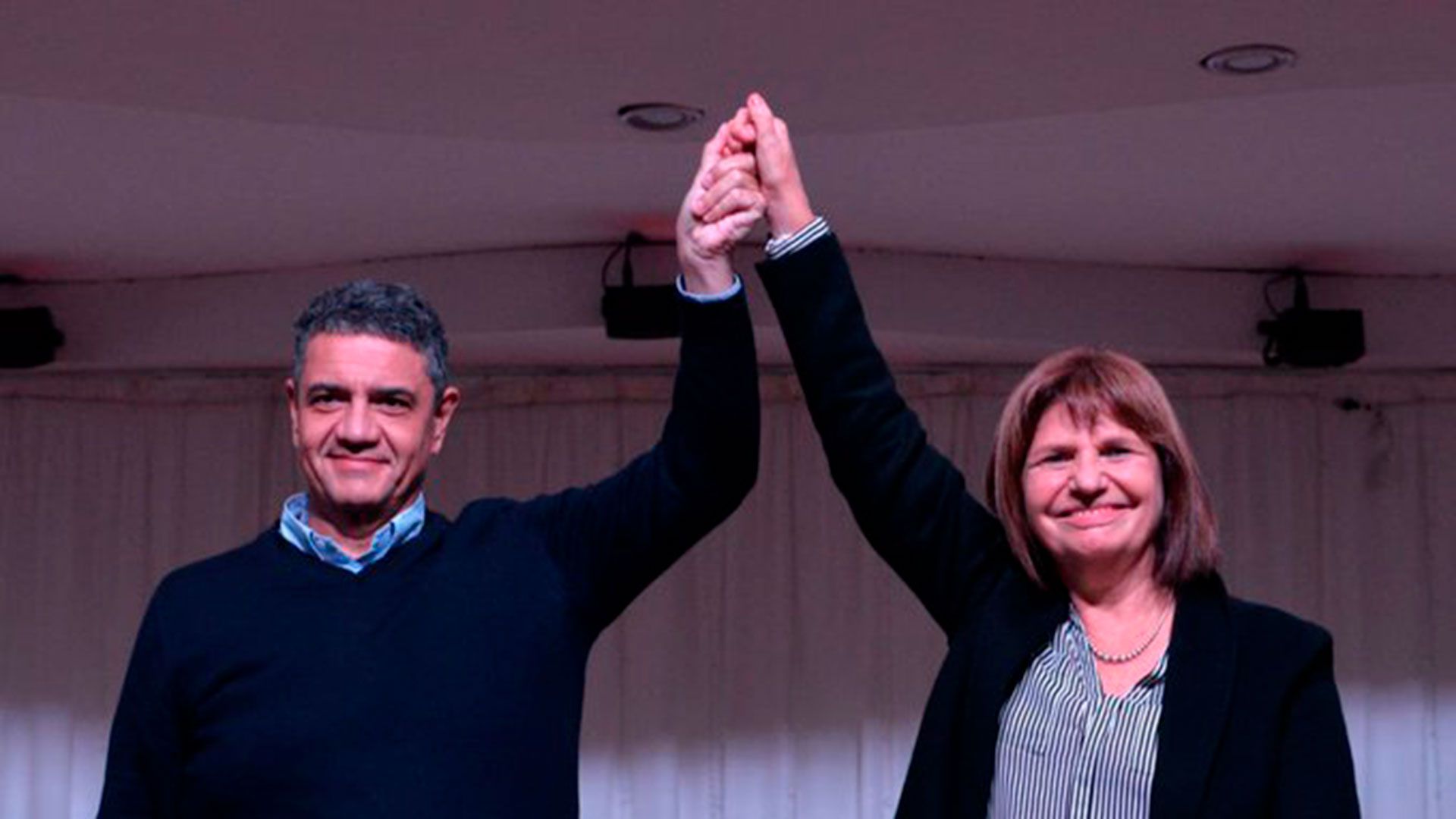 Like her rival, Horacio Rodríguez Larreta, Patricia Bullrich also supports the candidacy of Jorge Macri as Head of Government of Buenos Aires