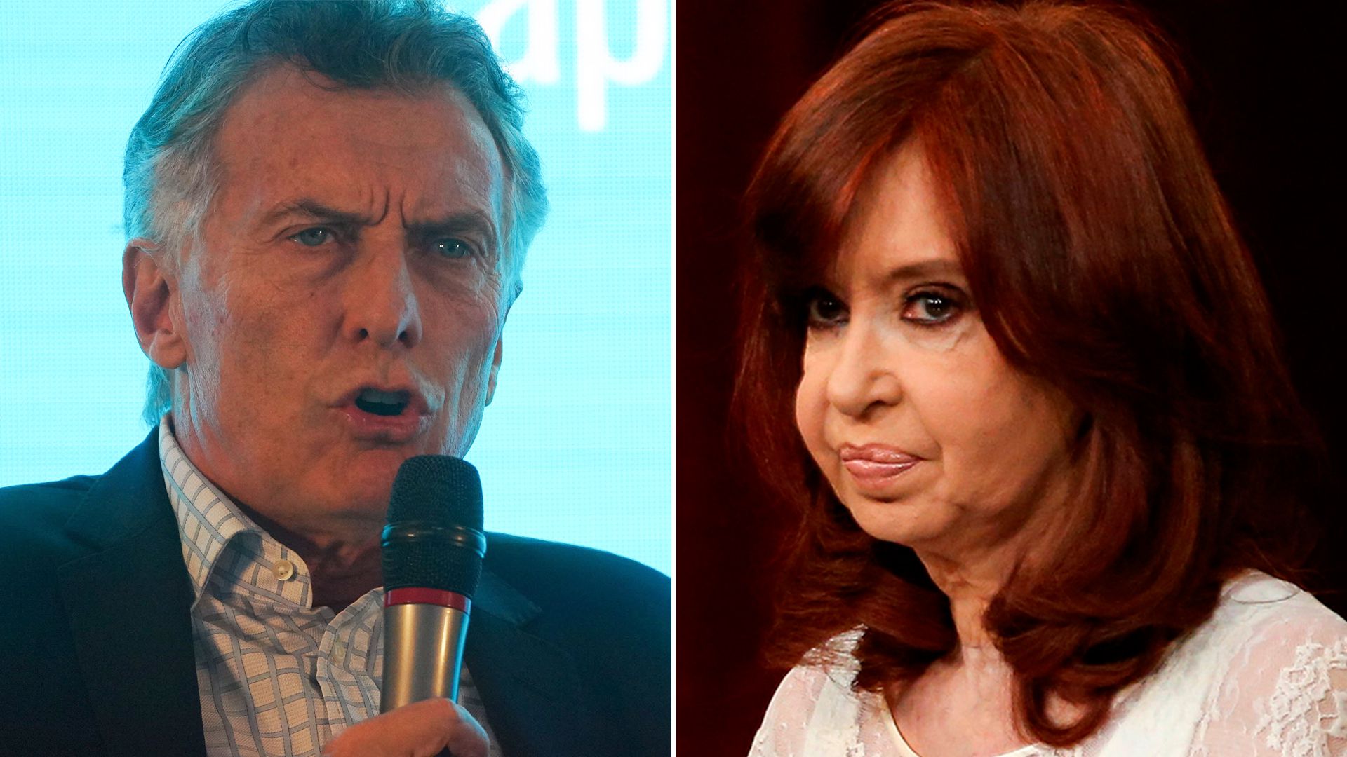Mauricio Macri and Cristina Kirchner