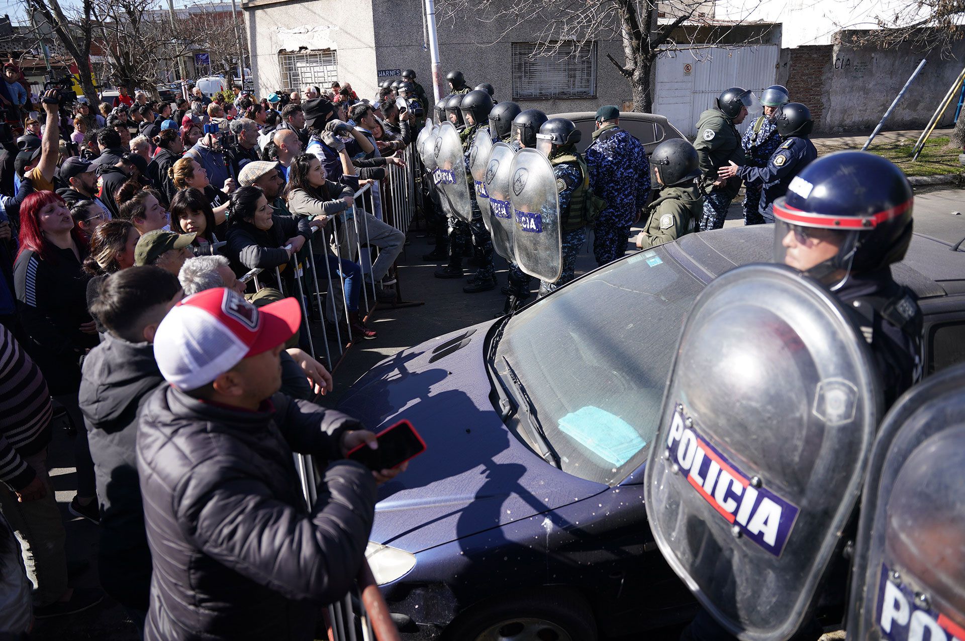 An image of the protests (Franco Fafasuli)