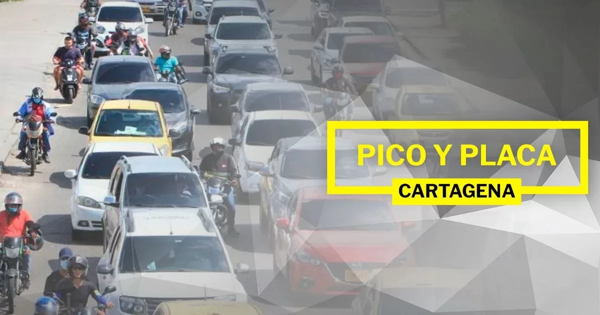 Pico y Placa today: what cars do not circulate in Cartagena this Thursday, August 10
