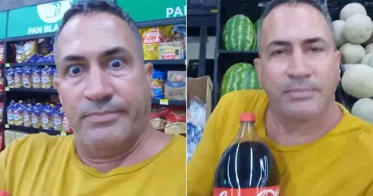 Announcer Yunior Morales in a supermarket outside of Cuba: Oh my God!"
