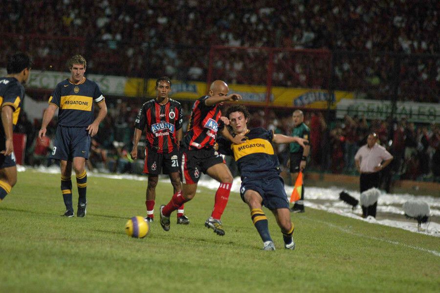 Cúcuta Deportivo, in its first Conmebol Libertadores in 2007, also had a historic campaign as Cúcuta and reached the semifinals against Boca.  Photo Colpress