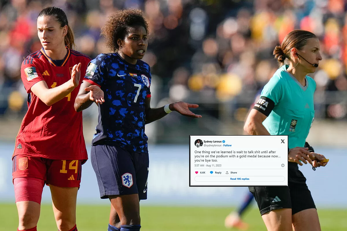 Sydney Leroux returns the stick to Beerensteyn: "You have to wait to talk shit... now you say goodbye too"
