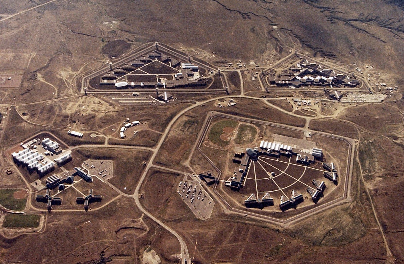 Aerial view of the ADX Florence prison, where he will spend the rest of his days, alias Otoniel.  Photo: Infobae Archive.
