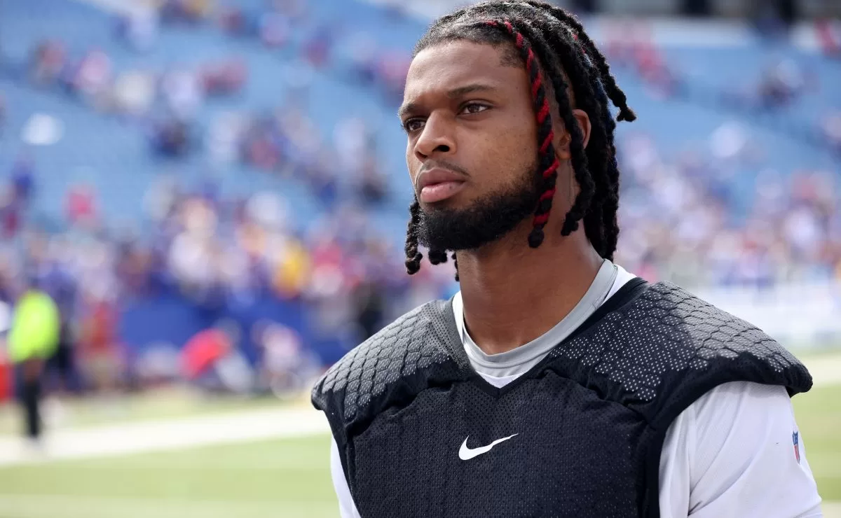 Damar Hamlin played his first official game with the Buffalo Bills after suffering a heart attack for which he was revived
