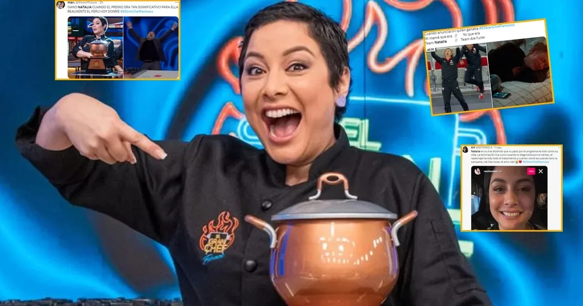 Natalia Salas won 'The Great Famous Chef 2': this is how they reacted on social networks

