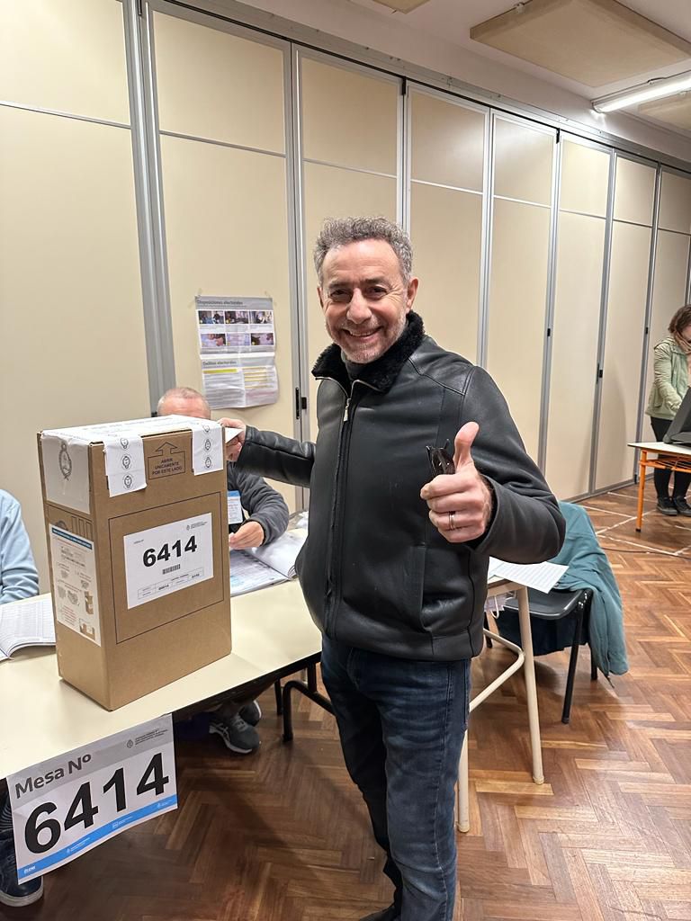 Luis Majul voted around 9 in the morning (Photo: Teleshow)