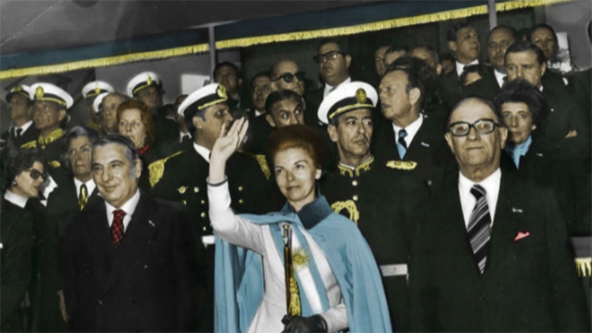 President Isabel Perón in 1975