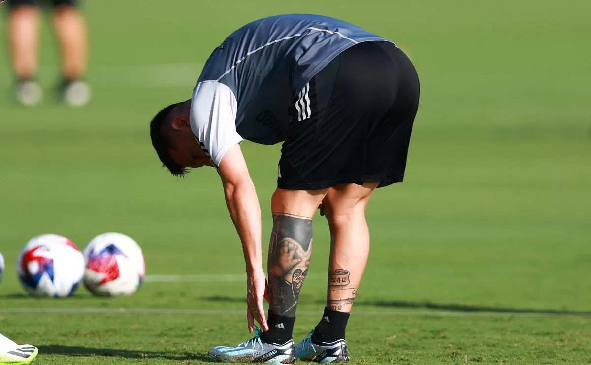 Scare at Inter Miami: Messi twisted his ankle during training prior to the Leagues Cup semifinal
