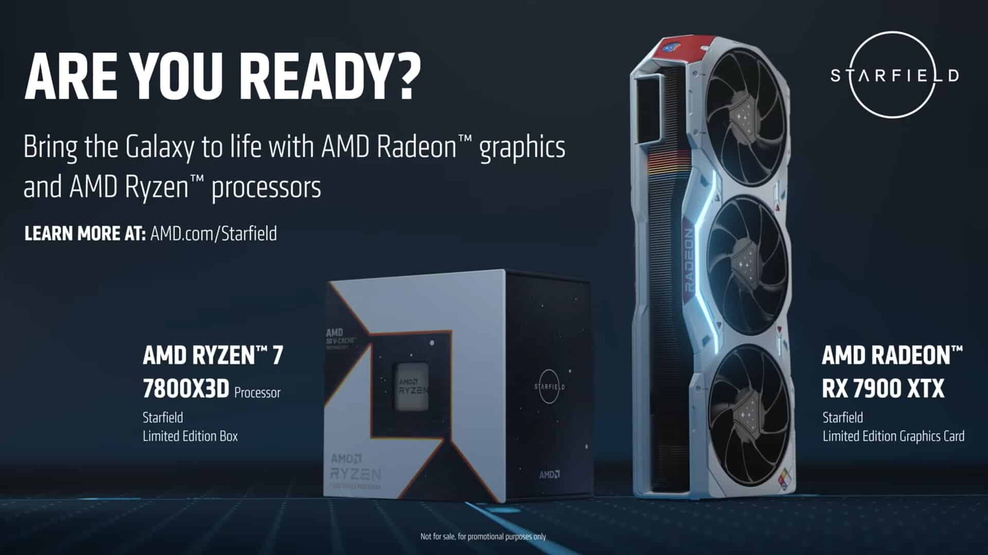 Crazy Thing: AMD Reveals Radeon RX 7900 XTX and Ryzen 7 7800X3D Starfield Limited Edition

