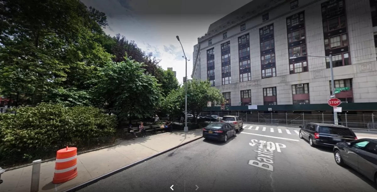 A man was killed as he slept in a park near NYPD headquarters
