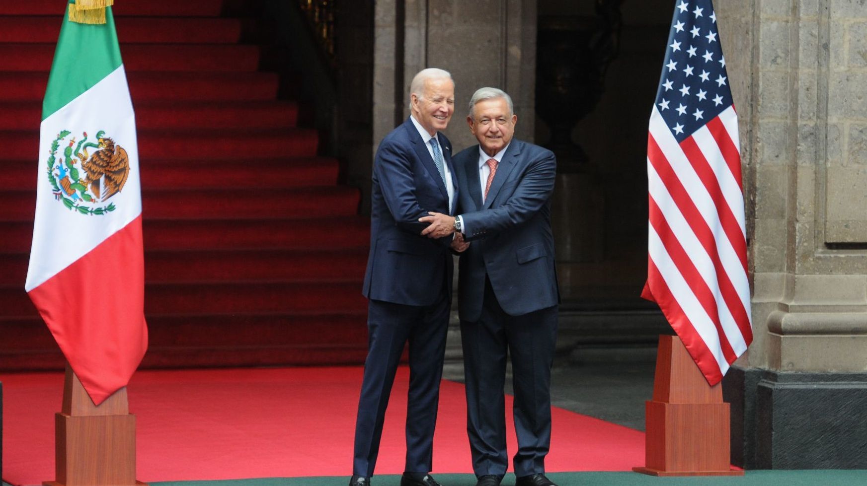 The presidents of Mexico and the United States, Joe Biden (left) and Andrés Manuel López Obrador (right).  Photo: Presidency of Mexico
