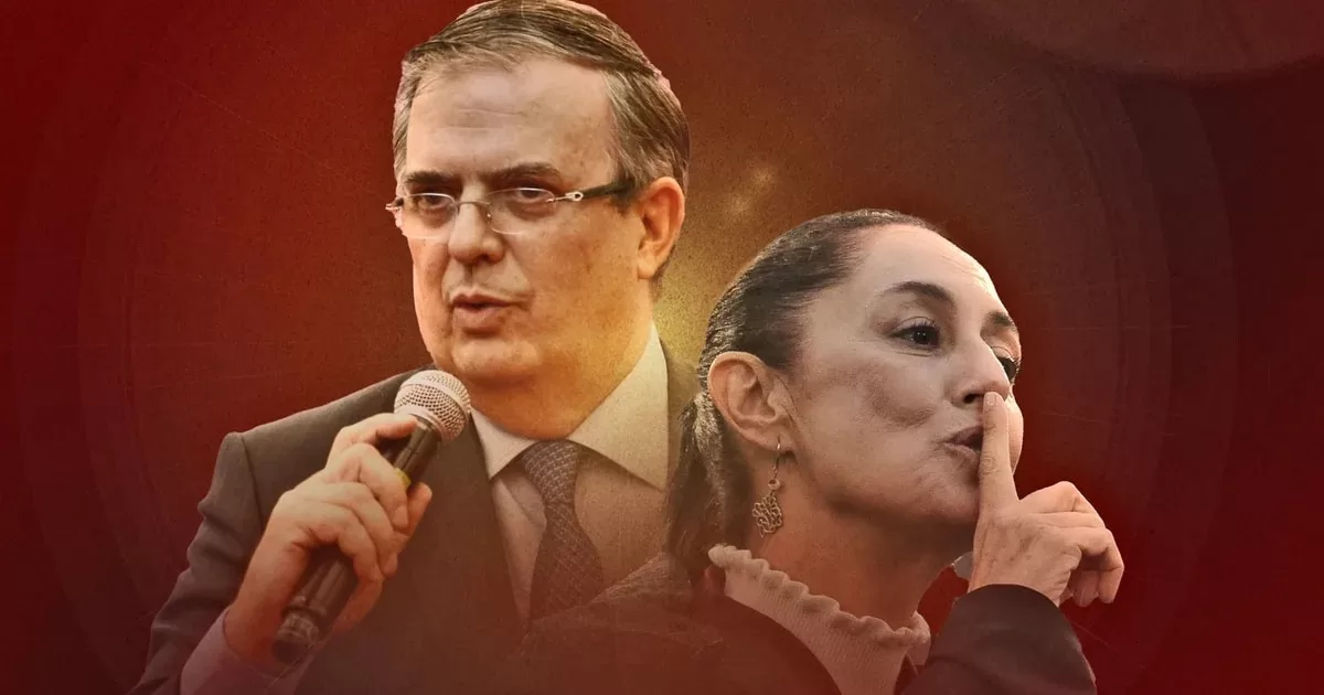 Sheinbaum responds to Ebrard: "We've been up in the polls for a year"
