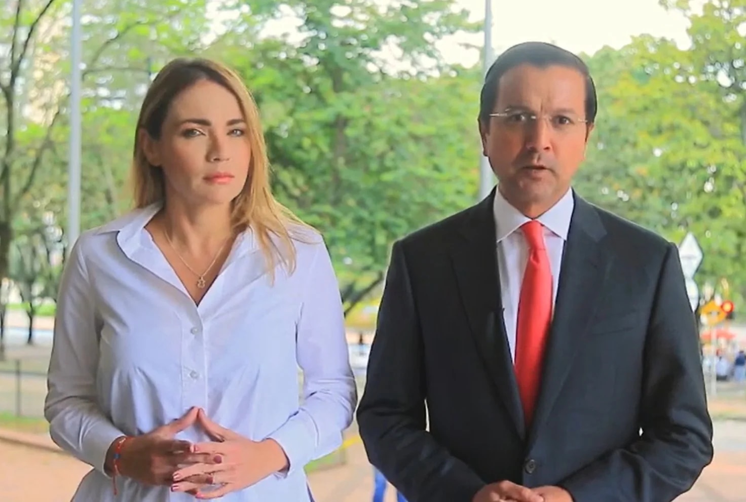 Senator David Luna and representative Carolina Arbeláez exercised the right to reply to the speech of the first year of the Government of Gustavo Petro.