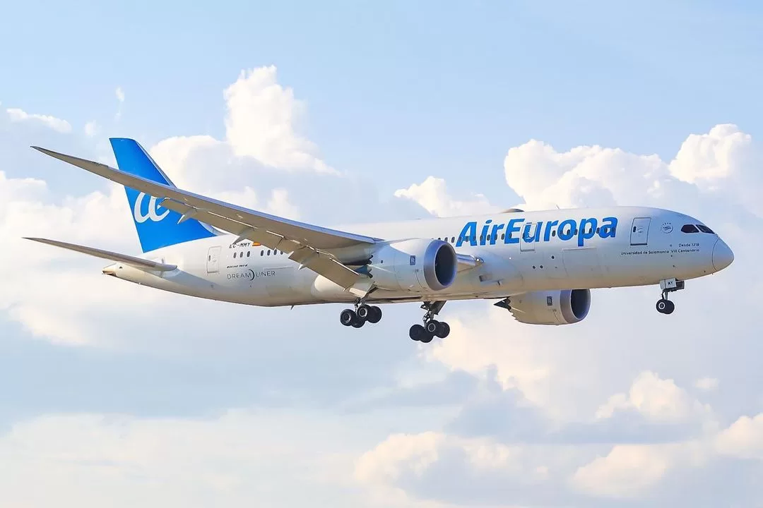 Air Europa: more flights at Christmas to Brazil, USA, Paraguay and Bolivia
