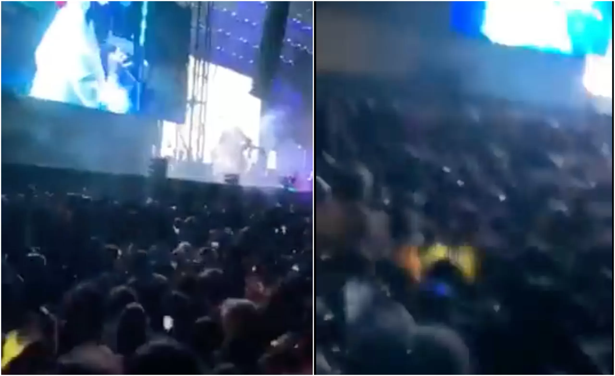 Video | 'It was like dominoes': the anguishing massive fall at the Lana del Rey concert

