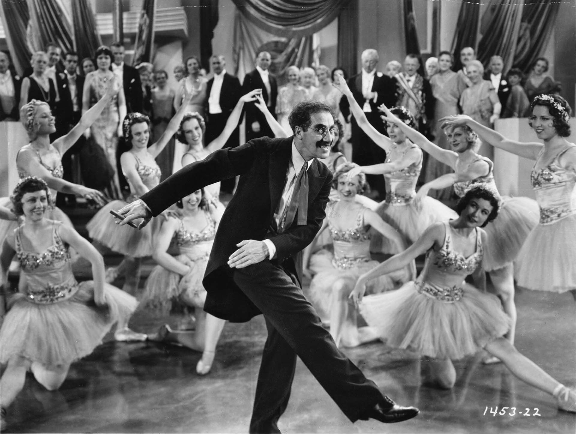 Groucho Marx dances in the film Goose Chowder (Photo by John Springer Collection/CORBIS/Corbis via Getty Images)