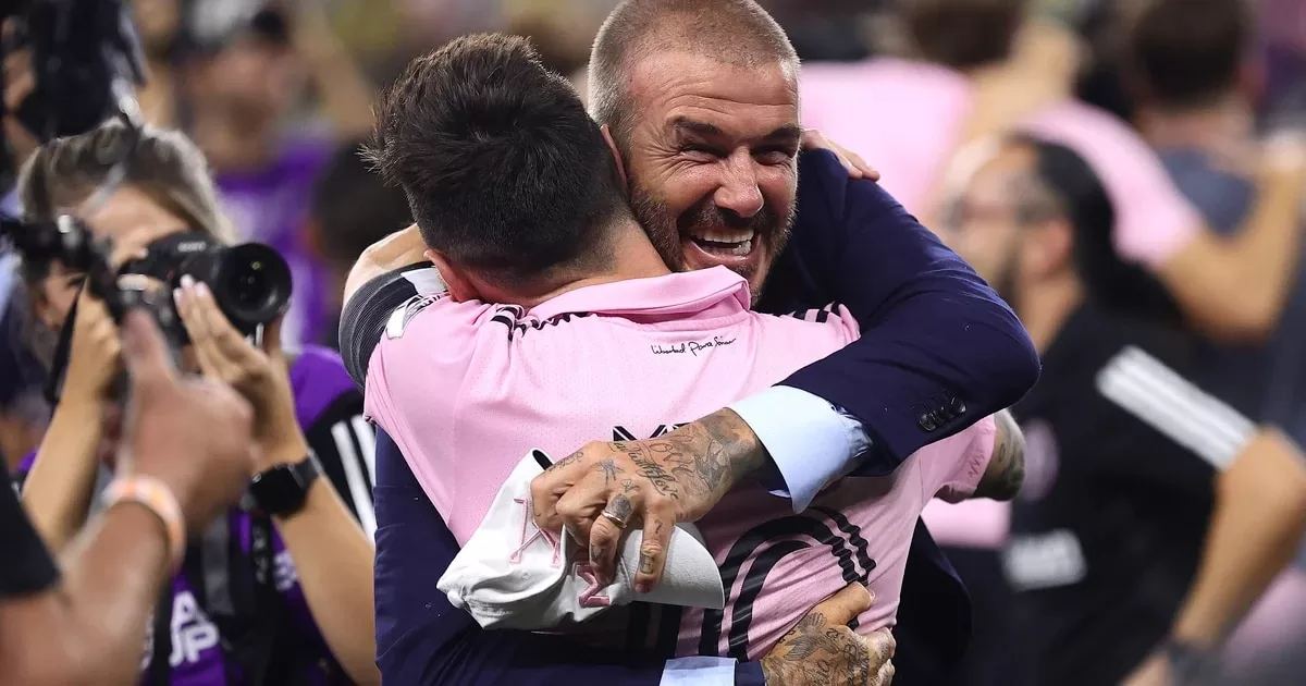 The euphoric hug with Beckham and a great gesture with a teammate: this is how Messi enjoyed his first title with Inter Miami
