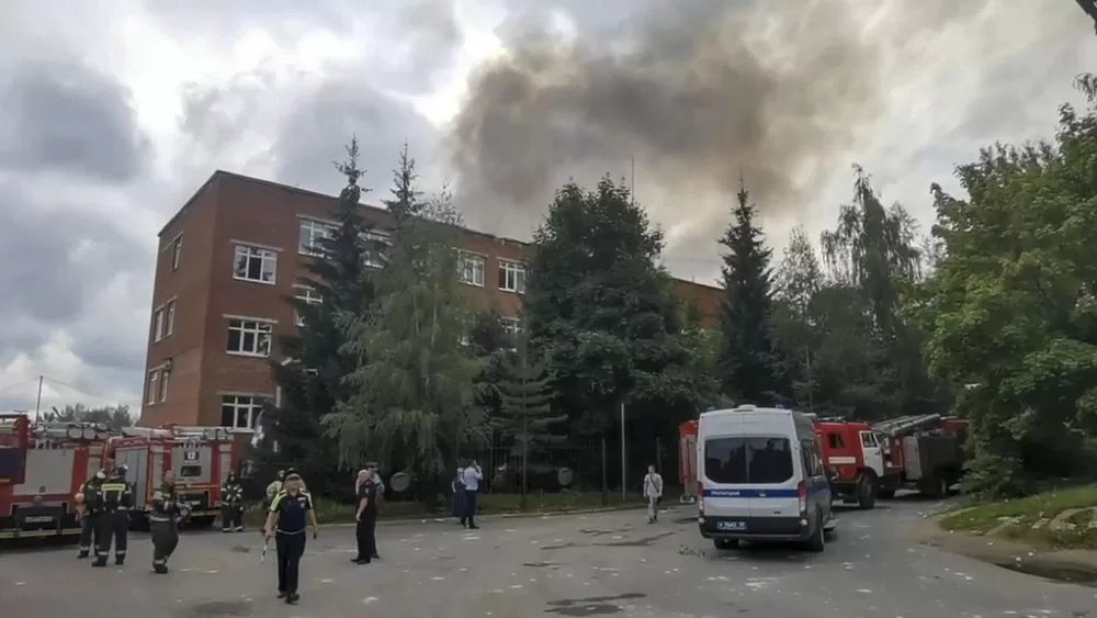 At least 35 injured after an explosion in a Russian warehouse
