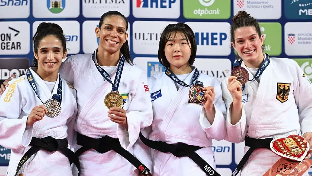 Brazil triumphs on the first day of the Zagreb Judo Grand Prix
