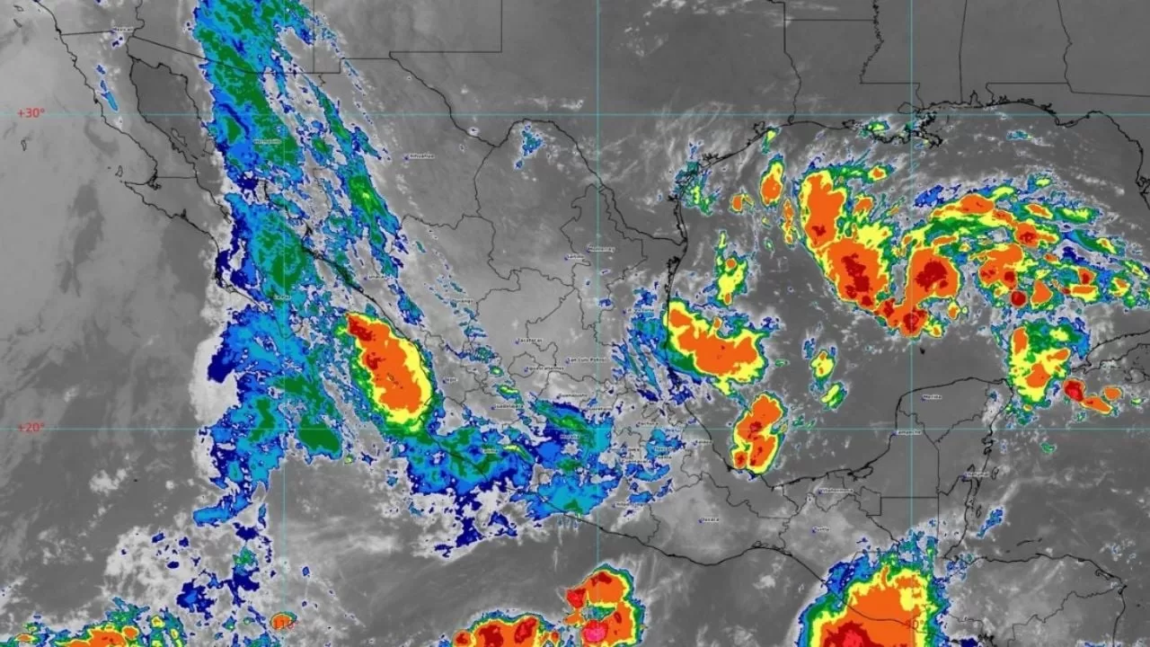 Chiapas, Tamaulipas, Tabasco and Oaxaca will have very heavy rains this Monday: SMN
