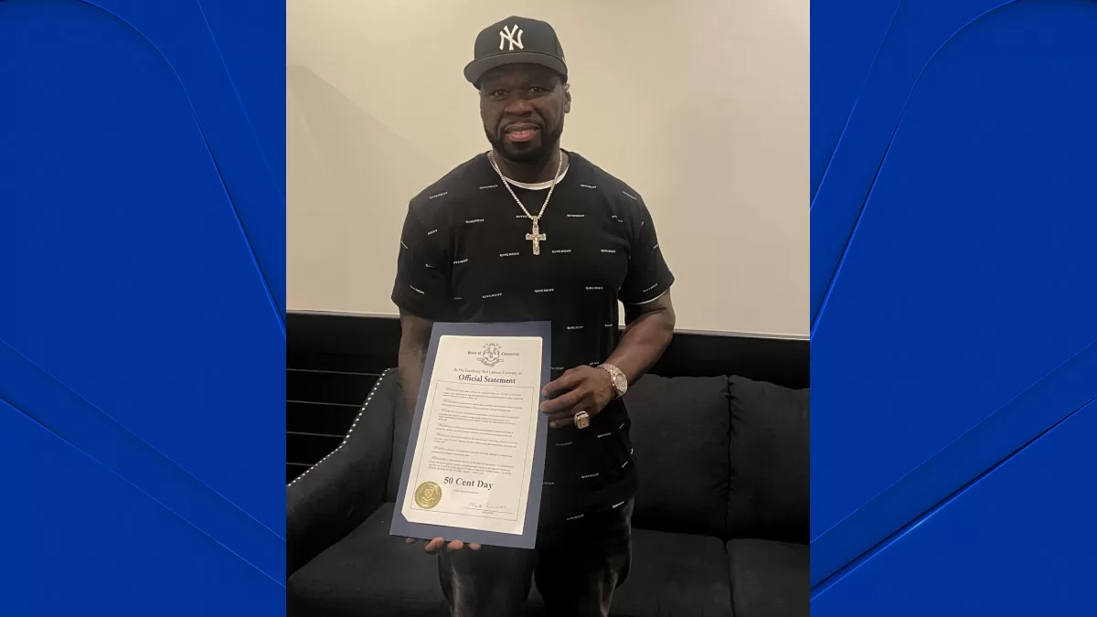 Connecticut Governor Proclaims August 11 as '50 Cent Day'
