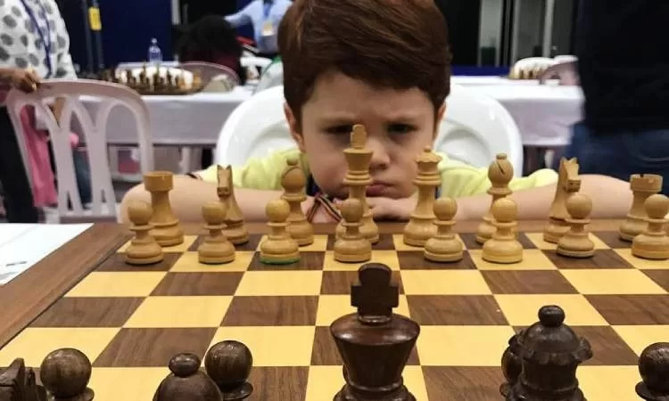 How does the brain of a child chess genius operate?
