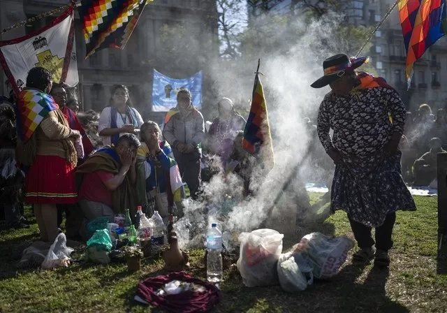 Comunidades indígenas de Argentina esperan fallo de la Corte Suprema sobre inconstitucionalidad en Jujuy. Foto Ap