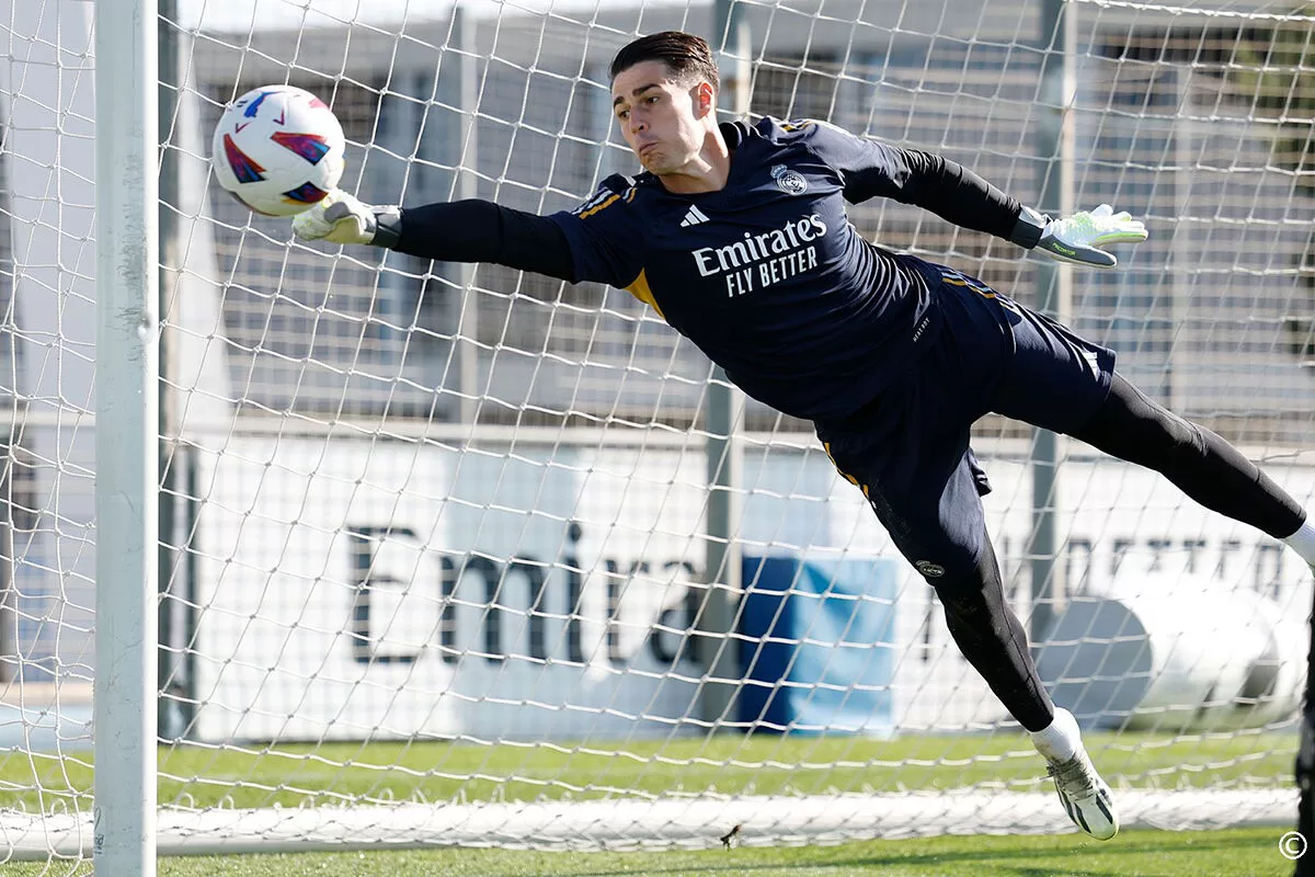 Kepa is already training with Real Madrid
