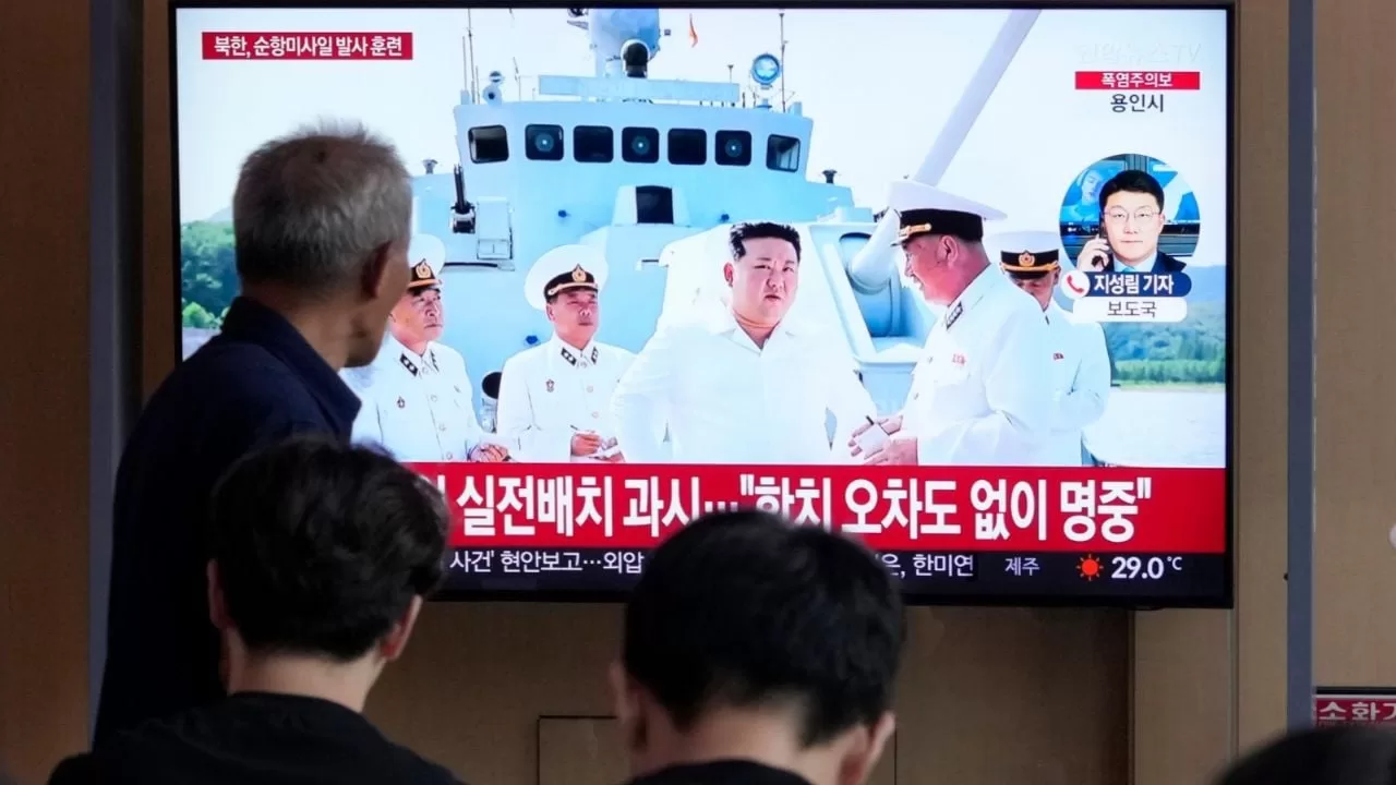 Kim watches missile launch as US, South Korean forces begin drills
