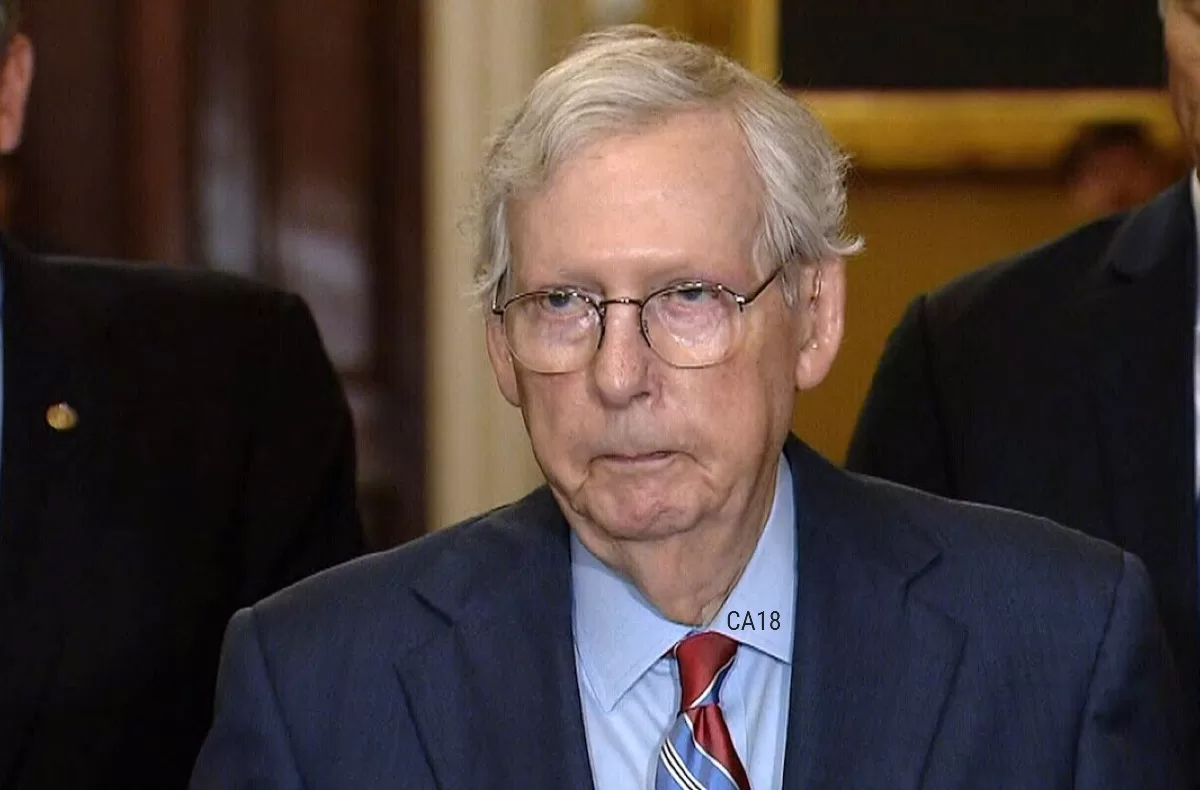 Mitch McConnell Appears to Freeze During Speech