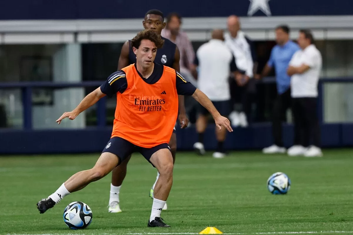 Odriozola stays at the hotel... and his idea is not to leave Real Madrid

