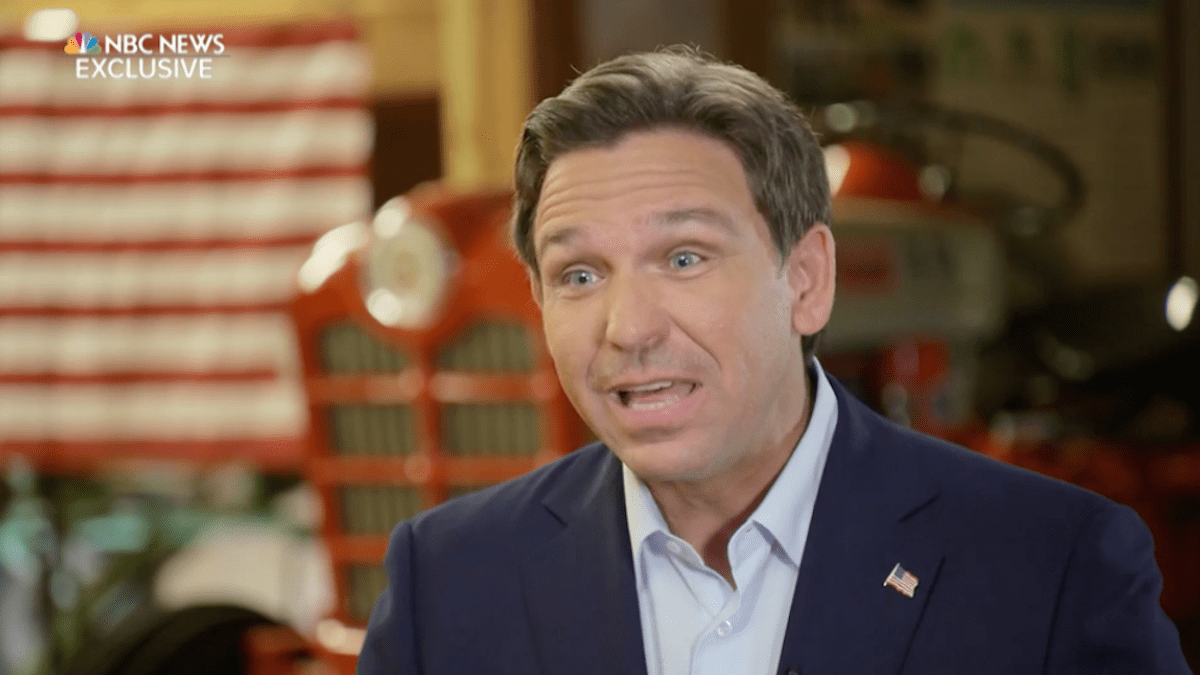 "Of course he lost": DeSantis rejects Trump's claims and acknowledges that Biden won in 2020
