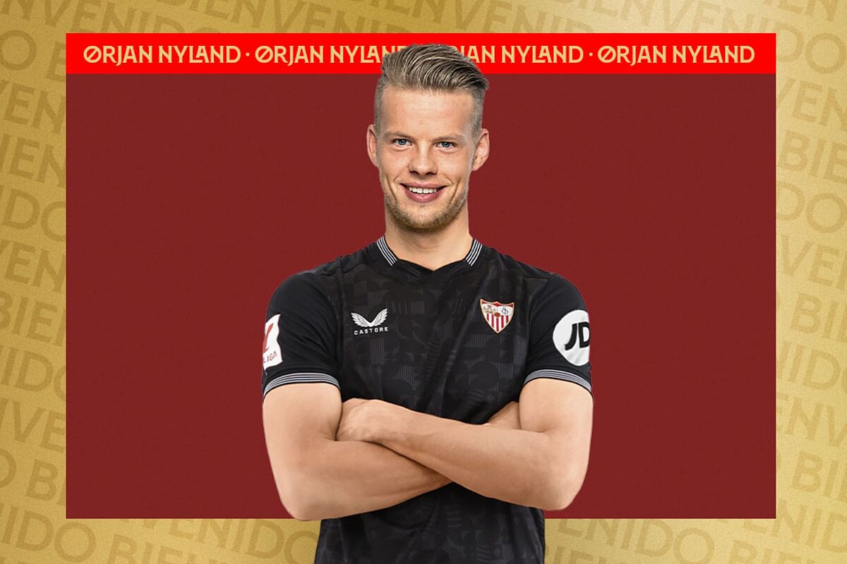 Official: Orjan Nylan, new Sevilla goalkeeper
