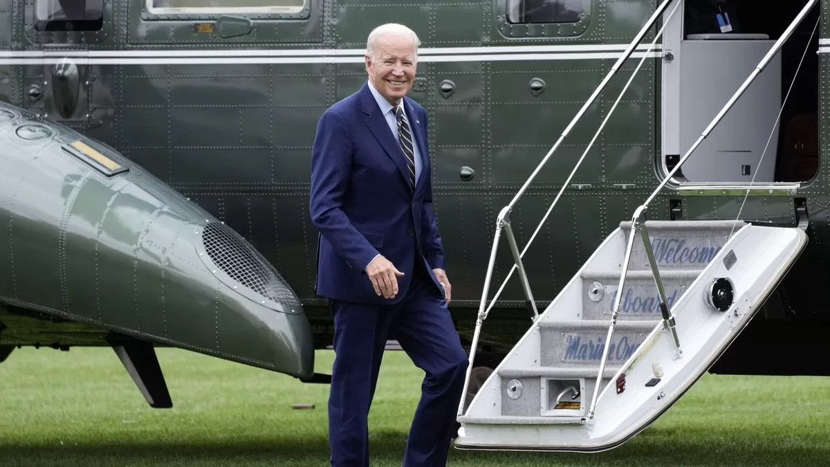 On tour of the western US, Biden seeks to highlight his achievements, contrast with Trump
