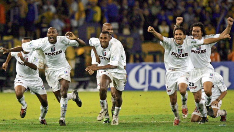 Once Caldas was champion of the Copa Libertadores in 2004. Photo: Infobae