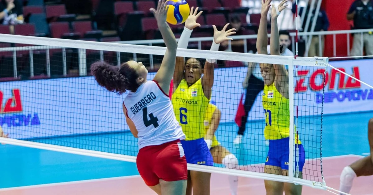 Peru vs Colombia LIVE TODAY: the third set is played for fifth place in the 2023 Pan American Volleyball Cup
