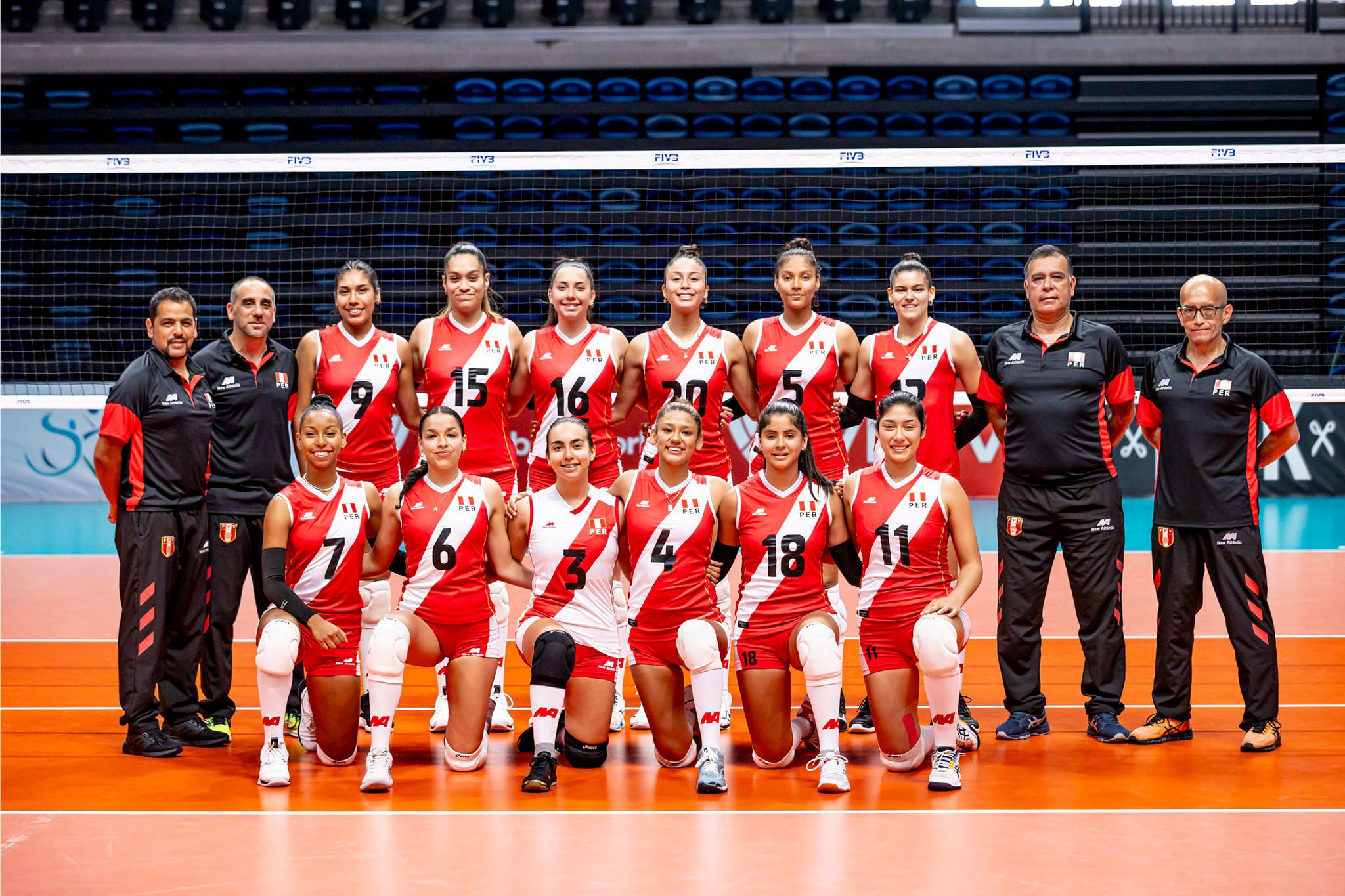 Peruvian team that represents us in the U-19 Volleyball World Cup