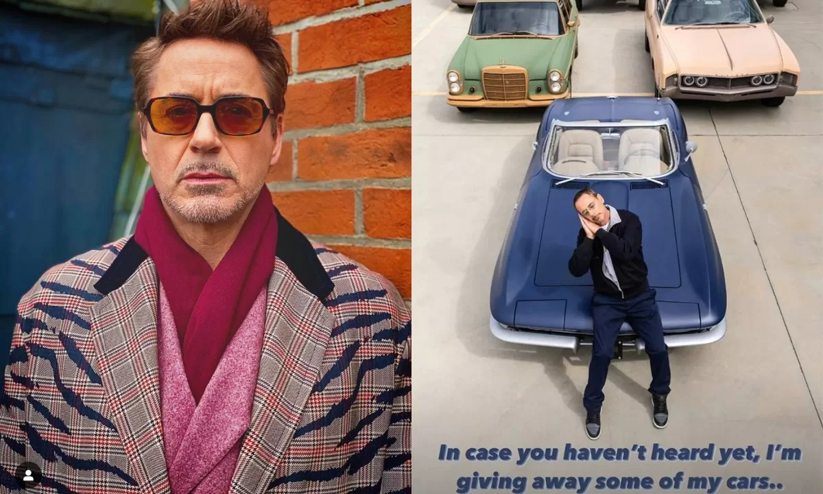 Robert Downey Jr. will give away 6 vehicles from his personal collection: this is how you can participate
