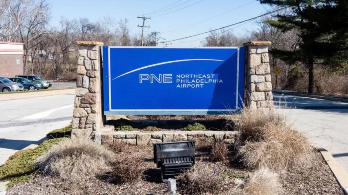 Small plane rolls over while landing on the runway at Northeast Philadelphia Airport
