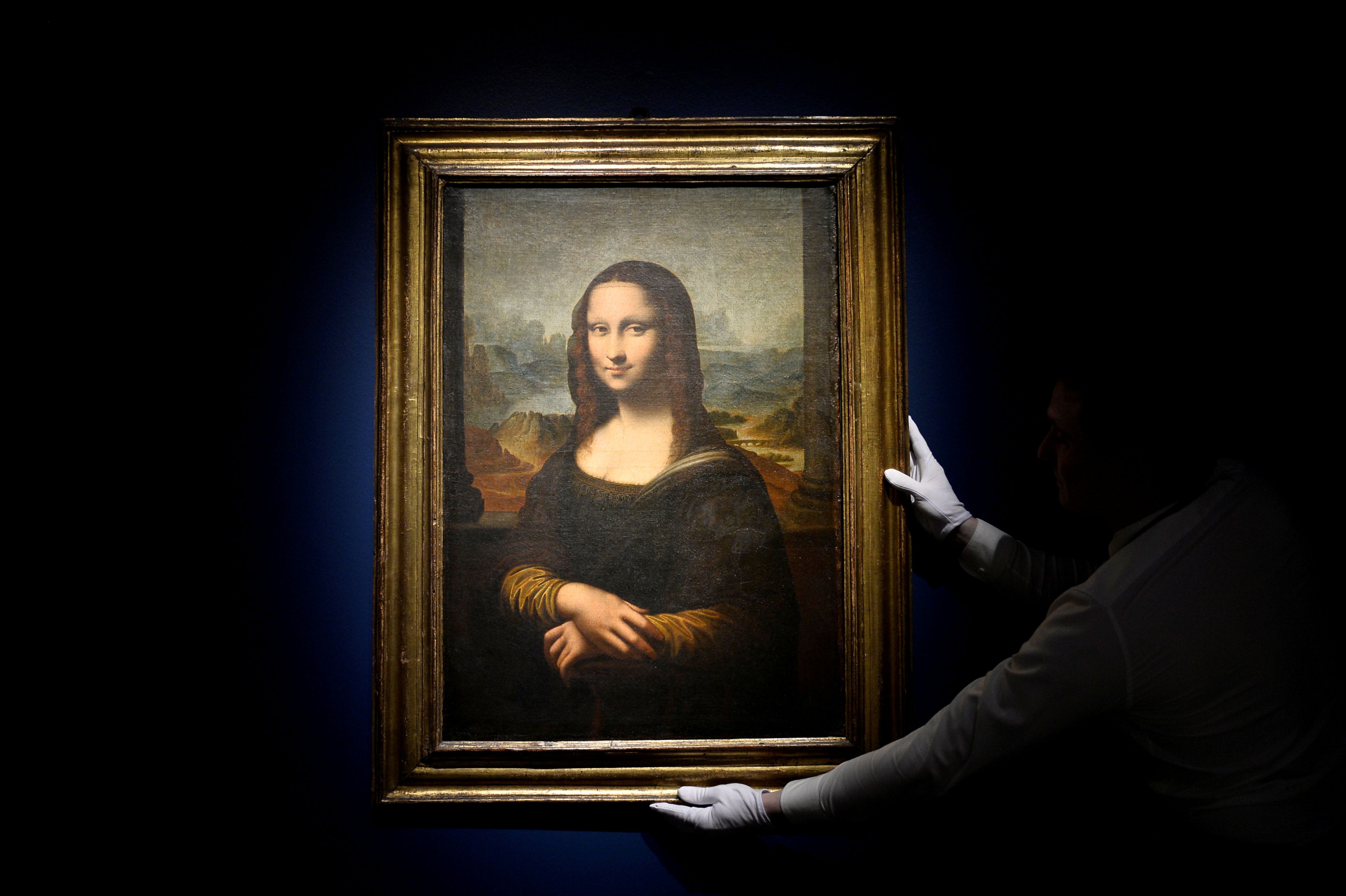 The "Mona Lisa", also by Da Vinci, was reproduced as NFT by the company Bridgeman Images together with the firm ElmonX (Photo: REUTERS/Johanna Geron)  