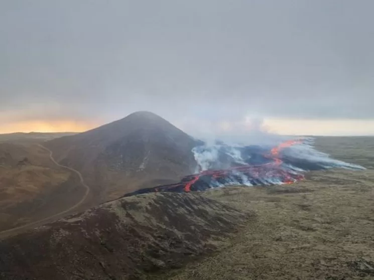 El Instituto Meteorológico de Islandia informó que “se cerró otro capítulo de la reactivación volcánica en la península de Reykjanes